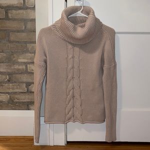 Knit turtleneck sweater
